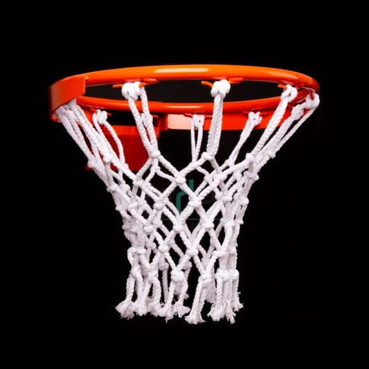 Indoor Basketball Nets (Pair) – Heavy-Duty Woven Material for Standard Hoops – Durable Net Replacement for Gym, Court, or Training Use - size: 10mm