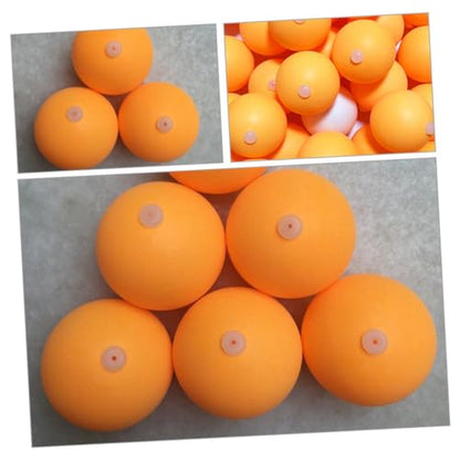 60pcs Pong Training Balls Pong Balls for Practice Machine Elastic Soft Shaft