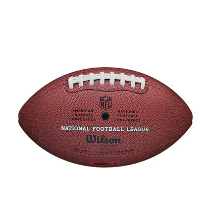 WILSON NFL Authentic Footballs - The Duke - color: Brown, size: Official, style: Replica