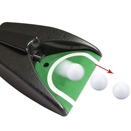 Automatic Golf Putting Cup with Ball Return – Portable Indoor/Outdoor Training Aid