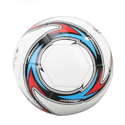 Alomejor Size 5 Soccer Ball, Premium PVC Wear Proof Sports Ball with Rubber Inner for Indoor Outdoor Training Match, Standard Soccer for Adults Teenagers