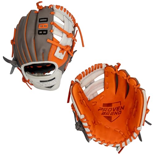 PBPRO Dirt Bros 9.5” Infield Baseball Training Glove – I Web Infield Trainer for Baseball