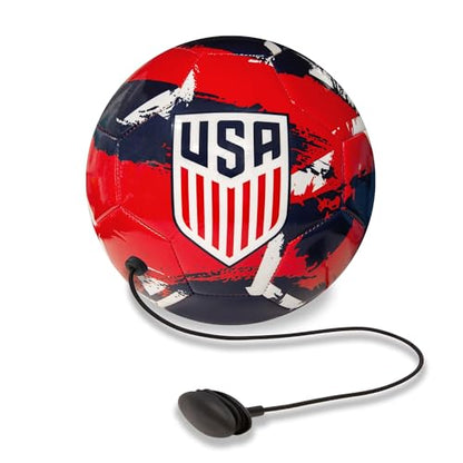 Icon Sports Official Licensed International Clubs Size 5 Training Soccer Ball | U.S. Soccer, Navy