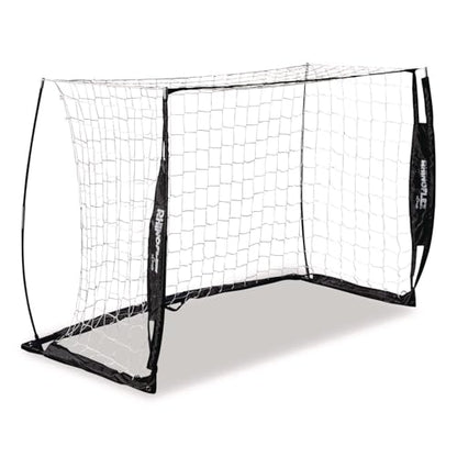 Champion Sports Rhino Flex Portable Soccer Goal – Durable Pop-Up Soccer Net with Carry Bag, Ground Stakes, and Sturdy Frame, Easy Setup for Backyard Practice or Games - style: 4' x 6'