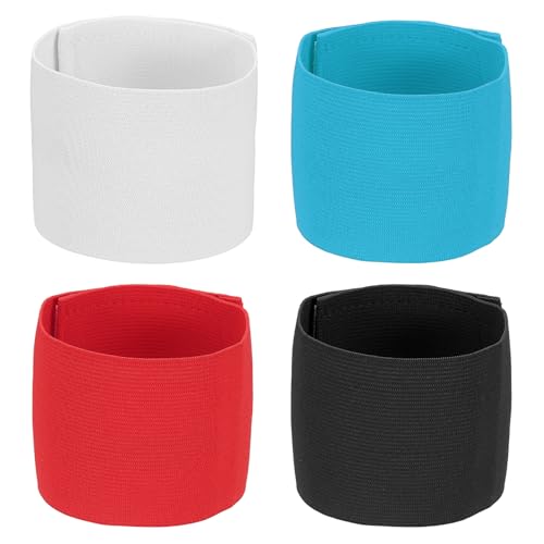 Soccer Captain Armband, Elastic Wrist Arm Bands Adjustable Player Team Leader Anti-Slip Badge Sports Accessories-Fit - color: Prime Colors