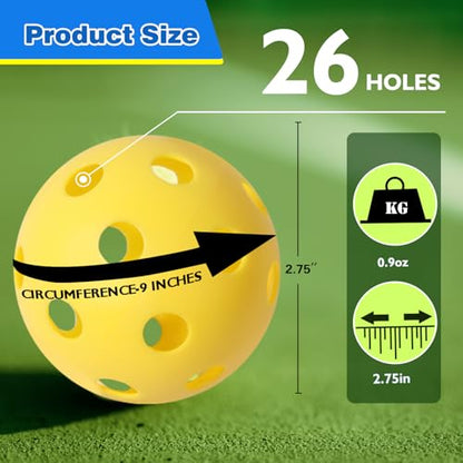 GSE Games & Sports Expert Practice Baseballs, Plastic Baseballs Training, Hollow Airflow Softballs for Pitching, Batting, Catching for All Skill Levels (Several Styles Available) - color: Yellow, style: 240-PACK