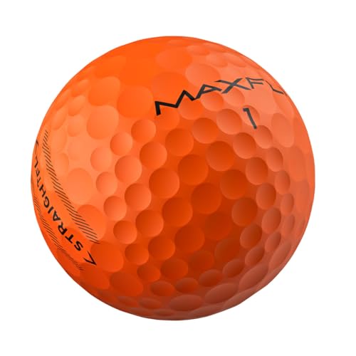 Maxfli StraightFli Golf Balls Variety Pack – 36-Pack (Gloss White, Gloss Yellow, Matte Orange) | Soft Feel, Durable Ionomer Cover | Ideal for Beginners & Recreational Golfers