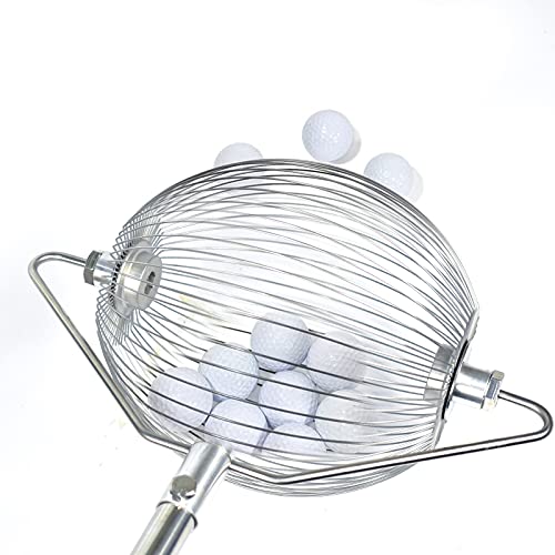 Golf Ball Collector Picker Upper Table Tennis Ball Retriever Hold Up to 40 Balls