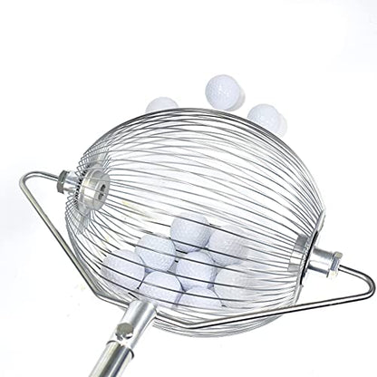 Golf Ball Collector Picker Upper Table Tennis Ball Retriever Hold Up to 40 Balls