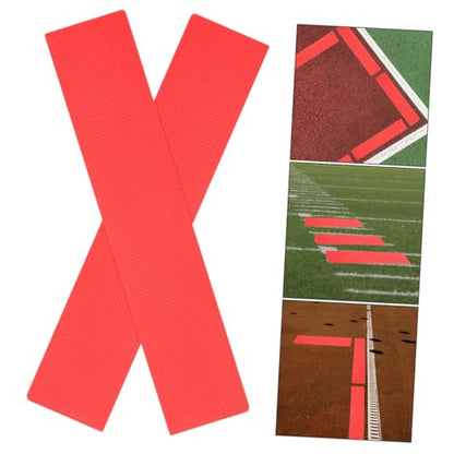 BESPORTBLE Rectangular Landmark Mat Court Line Marker Kit Court Marker Lines Training Markers Pickleball Court