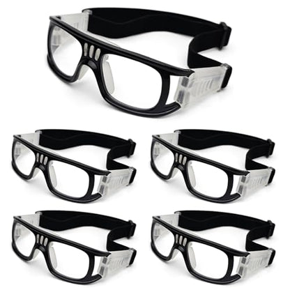 Basketball Motorcycle Goggles with Strap - color: Black-5pc