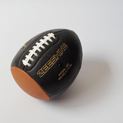 ZEESHINE Solo QB Throw & Rebound Training Official Size Football for Solo Wall Practice
