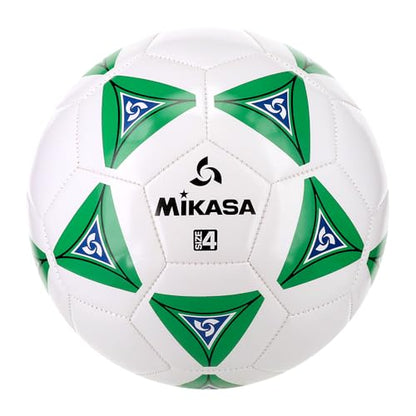 Mikasa Serious Soccer Ball - color: Green/white, size: 4