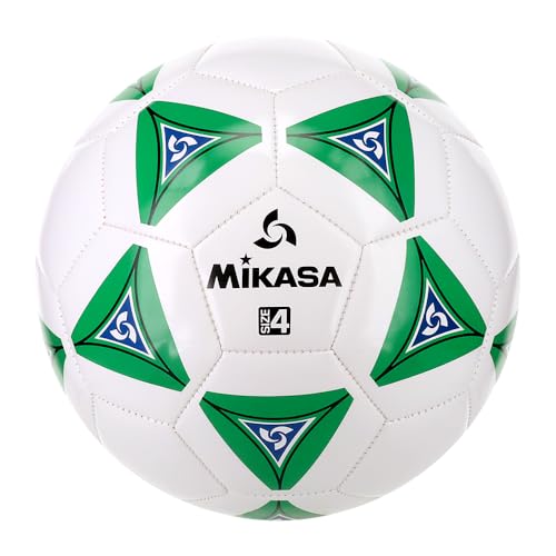 Mikasa Serious Soccer Ball - color: Green/white, size: 4