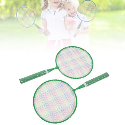 Badminton Rackets for Children, 1 Pair Kids Badminton Rackets with 2 Shuttlecocks 1 Table Tennis Ball Carrying Bag, Portable Badminton Rackets Set for Indoor and Outdoor Sport