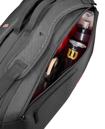 WILSON Clash V3 Super Tour Tennis Racket Bags - size: Holds up to 6 Rackets