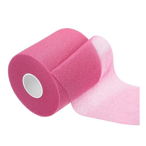 PATIKIL Badminton Grip Cushion Wrap PE Tennis Racket Grip Tape Backing Film Handle Anti Skid Cushion Accessories - color: Fuchsia