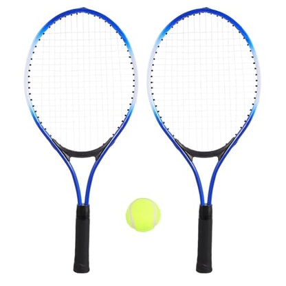 Tennis Racket Set with Lightweight Rackets Ball Storage Bag Outdoor Sports for Enhances Hand-Eye Coordination and Interaction Beginner Friendly