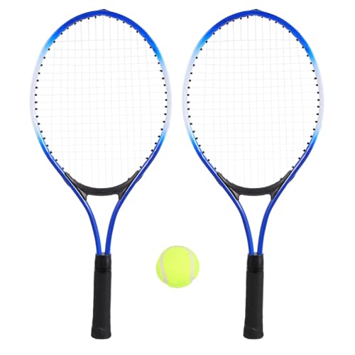 Tennis Racket Set with Lightweight Rackets Ball Storage Bag Outdoor Sports for Enhances Hand-Eye Coordination and Interaction Beginner Friendly