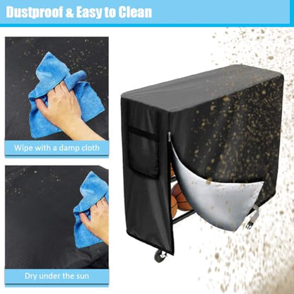 Basketball Rack Cover Garage Ball Storage Rack Cover Waterproof Sports Equipment Organizer Cover Dustproof Outdoor Indoor Ball Storage Rack Cover