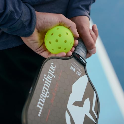 Cannonballz Outdoor Pickleball Balls, Official Ball of the UPL, Durable 40 Hole Seamless, USAPA Approved Tournament Balls for Training and Competition