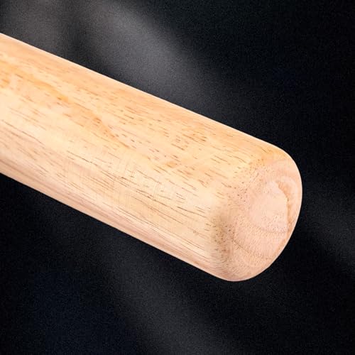 18 Inch Mini Wooden Baseball Bat, Portable Short Wood Baseball Bat for Home Safety & Personal Security