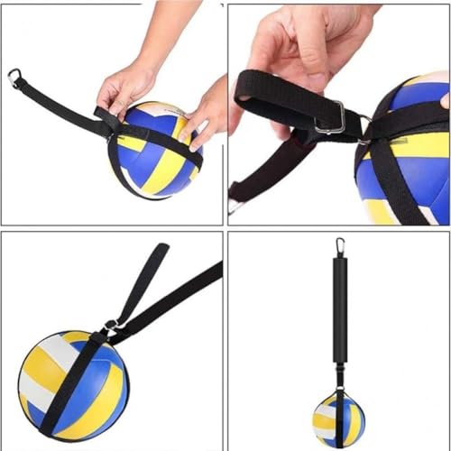 Volleyball Training Equipment Aids, Volleyball Spike Trainer, Serving & Spiking Practice Rebounder for Beginners & Pro