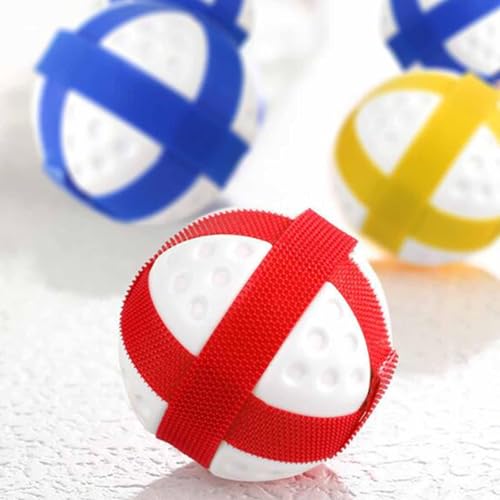 Mini Hook and Loop Balls 24-Pack, 1.65 Inch Small Sport Balls for Golf Training, Party Games, Portable Toy Gifts for Kids and Adults