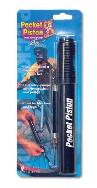 Tandem Sport Pocket Piston - Pocket Size Ball Pump with Hose & Air Release Valve - Travel Size Ball Pump for Volleyballs, Basketballs & Footballs - Lightweight Bike Pump - style: Pocket Piston