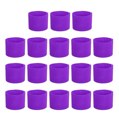 PATIKIL Soccer Captain Armband, Captain Arm Bands for Soccer Elastic Captain Arm Band Sports Captain Armbands for Youth Adult Football Team Training - color: Purple