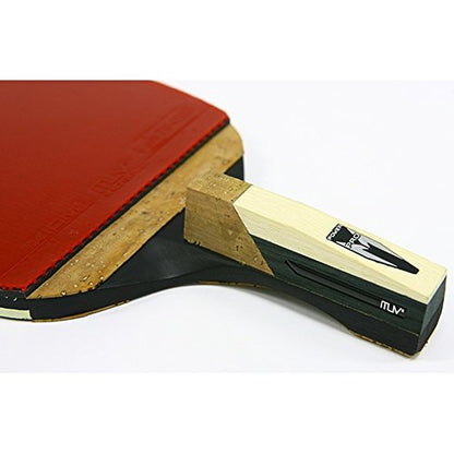 Champion XIOM M8.0P Ping Pong Racket Table Tennis Penholder Type for Professional + Key Ring