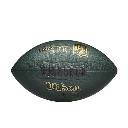 WILSON NFL Ignition Footballs - color: Green, size: Official - Ages 14+, style: NFL Ignition Pro Eco