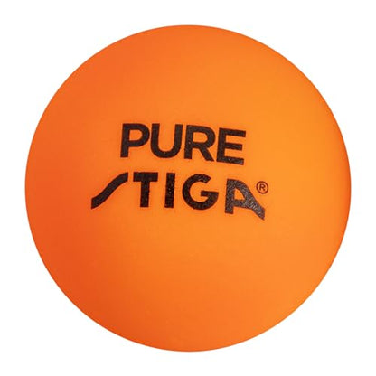 STIGA Pure Color Advance Performance-Level Table Tennis Racket (Yellow) - color: Green/Orange