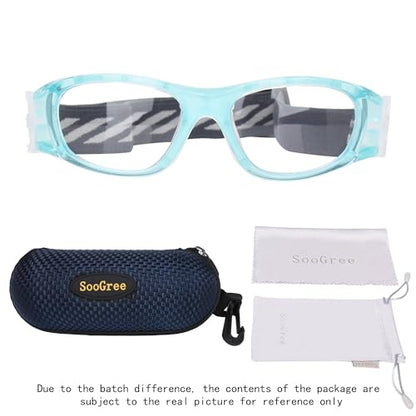 ''N/A'' Kids Sports Glasses Basketball Football Safe Training Goggles Anti Fog 7-12