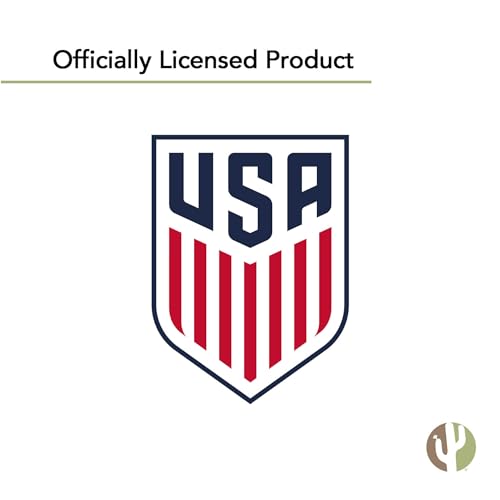 Desert Cactus US Soccer Flag USMNT United States Men's National Team 100% Polyester Indoor Outdoor 3x5 feet Officially Licensed Gear (Design G, USA Soccer - G)
