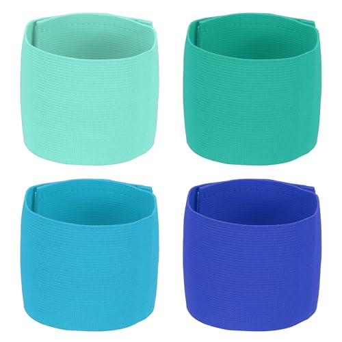 Soccer Captain Armband, Elastic Wrist Arm Bands Adjustable Player Team Leader Anti-Slip Badge Sports Accessories-Fit - color: Ocean Gradient