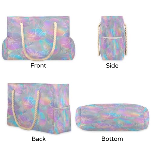 Beach Bag Waterproof Sand-proof Canvas Tote Lightweight Shoulder Bag Suitable for Family outdoor travel - color: A6