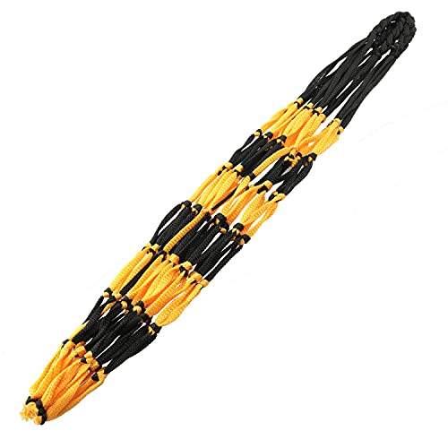 Single Ball Mesh Bag 2PCS Basketball Ball Carry Mesh Storage Net Bag Single Football Holder Black and Yellow