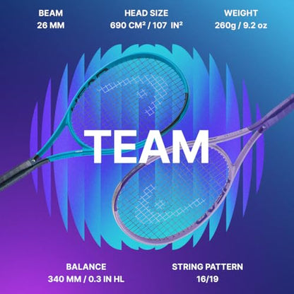 HEAD Boom Team Alternate 2026 Tennis Racquet - Beginner & Intermediate Players, Strung Mid Tension with Velocity 16G String