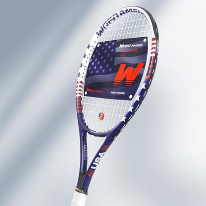 Tennis Rackets for Adults 27 Inch Tennis Racquets Set Included Tennis Racket Tennis Balls Overgrips Vibration Dampers Tennis Bag - style: 2 pack