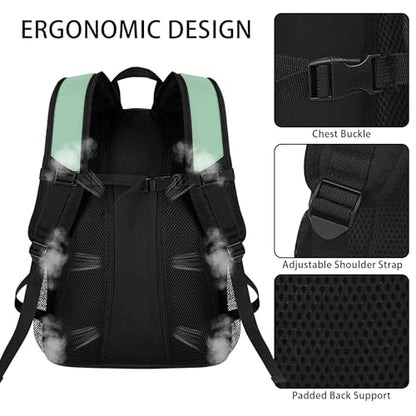 WOLT Basketball Backpack Large Sports Bag with Separate Ball Holder & Shoes Compartment, Best for Basketball, Soccer,Gym