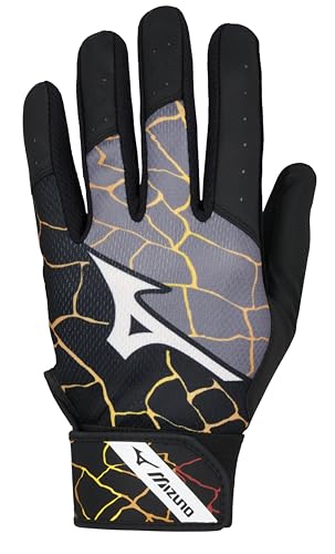 Mizuno MVP Adult - color: Black-Orange, size: Large