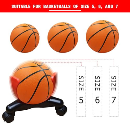 Sideways Low-Center Dribbling Sliding Clamps Basketball Training Equipment Improve Skills Agility Coordination Training Kit Suitable for Basketballs of Size 5, 6, and 7