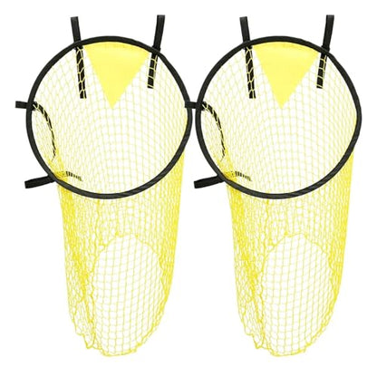 2Pcs Football Target Net Foldable Training Free-kick Shooting Practice Goal Positioning