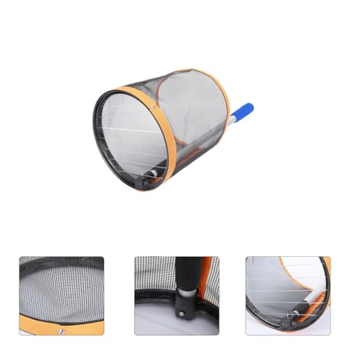 Table Tennis Picker Portable Balls Collector Durable Net for Easy Pickup and Training for Table Tennis Practice and Retrieval Orange