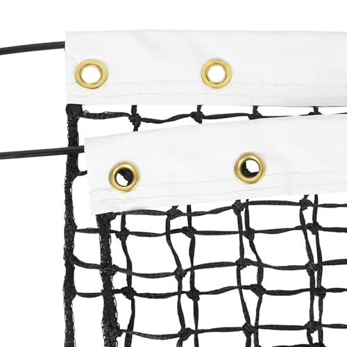 Aoneky 21ft Professional Outdoor Pickleball Replacement Net, 4mm Braided PE with Vinyl Coated Cable, Heavy Duty Weatherproof Netting for Regulation Court
