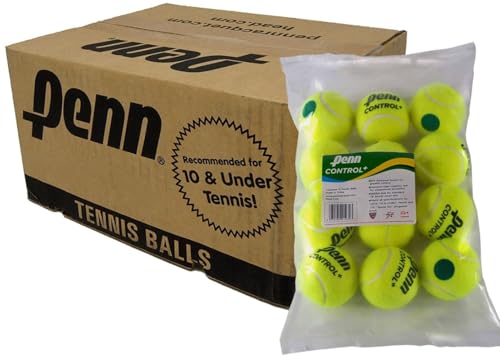Penn Control+ Green Training Tennis Balls (Case - 72 Balls)