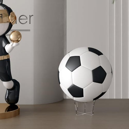 Large Ball Stand 3-Pack, Acrylic Display Stand for Football Basketball Soccer Volleyball Rugby, Ball Display Holder for Storage and Displaying - size: Large Ball Stand (4.7x2.6 inch)