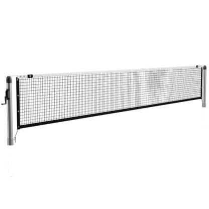 Dominator In Ground Pickleball System - Includes Two Heavy Duty Pickleball Posts with Net and Sleeves - Aluminum, Rust Free, and Follows USAPA Standards