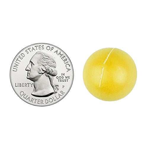 Fairly Odd Novelties 3/4" Mini Ping Pong/Table Tennis/Beer Pong Round Balls (100 Pack), 19mm, Yellow - color: Yellow
